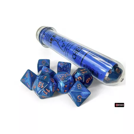LAB DICE SET DE 7+1 BOREALIS MIDNIGHT