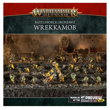 WARHAMMER AGE OF SIGMAR : BATTLEFORCE IRONJAWZ WREKKAMOB