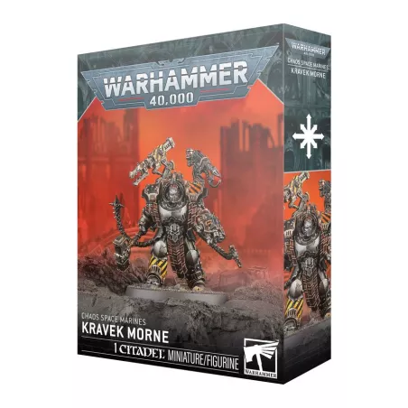 WARHAMMER 40K - CHAOS SPACE MARINES - KRAVEK MORNE
