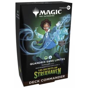 MTG : LES SECRETS DE STRIXHAVEN DECK COMMANDER QUANDRIX SANS LIMITES FR