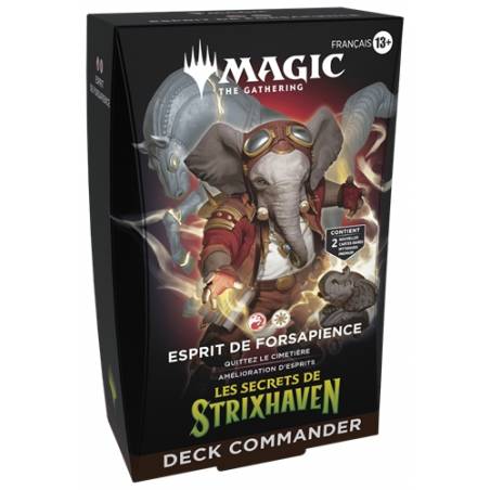 MTG : LES SECRETS DE STRIXHAVEN DECK COMMANDER ESPRIT DE FORSAPIENCE FR