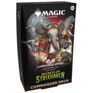 MTG : LES SECRETS DE STRIXHAVEN DECK COMMANDER LOREHOLD SPIRIT EN