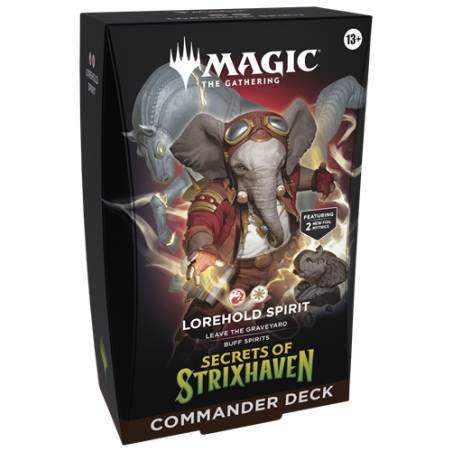 MTG : LES SECRETS DE STRIXHAVEN DECK COMMANDER LOREHOLD SPIRIT EN