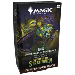 MTG : LES SECRETS DE STRIXHAVEN DECK COMMANDER WITHERBLOOM PESTILENCE EN
