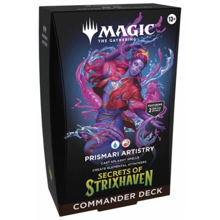 MTG : LES SECRETS DE STRIXHAVEN DECK COMMANDER PRISMARI ARTISTRI EN