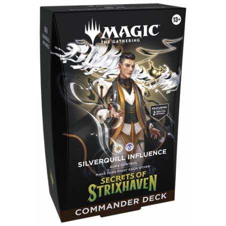MTG : LES SECRETS DE STRIXHAVEN DECK COMMANDER SILVERQUILL INFLUENCE EN