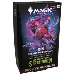MTG : LES SECRETS DE STRIXHAVEN DECK COMMANDER TALENT DE PRISMARI FR