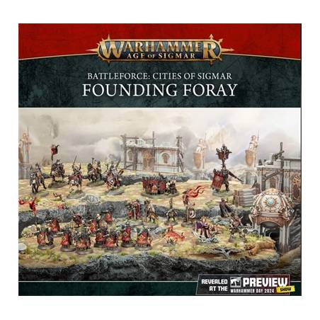 WARHAMMER AGE OF SIGMAR : BATTLEFORCE CITY OF SIGMAR FONDING FORAY