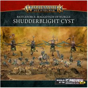 WARHAMMER AGE OF SIGMAR : BATTLEFORCE NURGLE SHUDDERBLIGHT CYST
