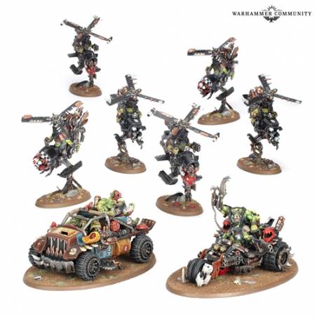 WARHAMMER 40K - ARMAGEDDON BATTAILON : ORKS