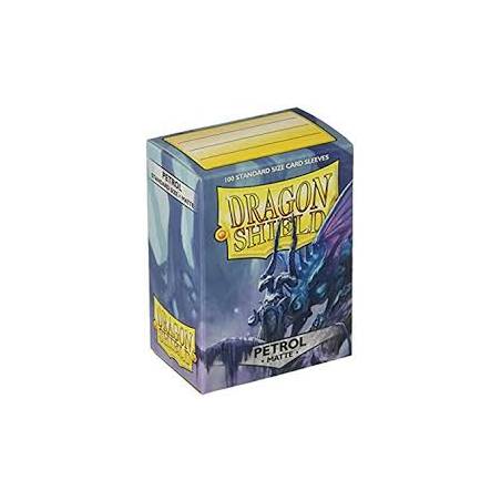 DRAGON SHIELD SLEEVES - MATTE PETROL (100)