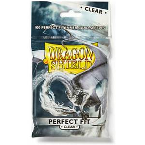DRAGON SHIELD PERFECT FIT CLEAR/CLEAR 100 PIECES