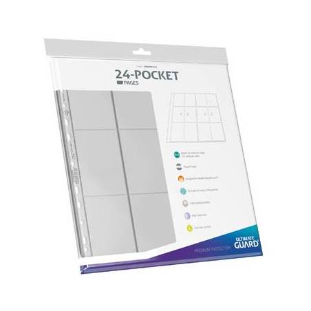 ULTIMATE GUARD 24-POCKET TRANSPARENT