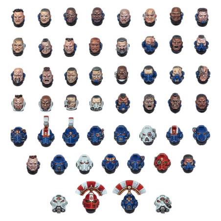 WARHAMMER SPACE MARINE HEADS