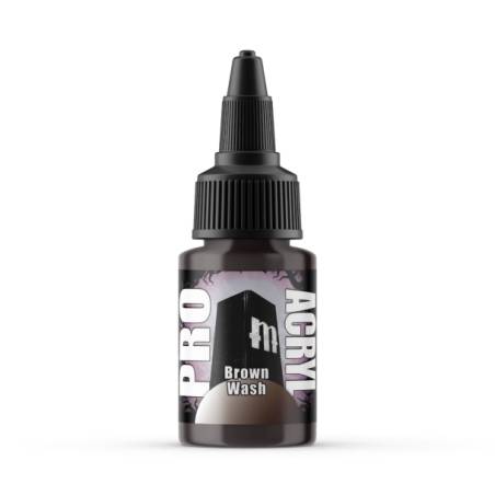 PRO ACRYL - BROWN WASH