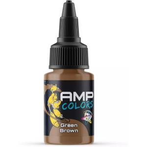 PRO ACRYL AMP COLORS - GREEN BROWN