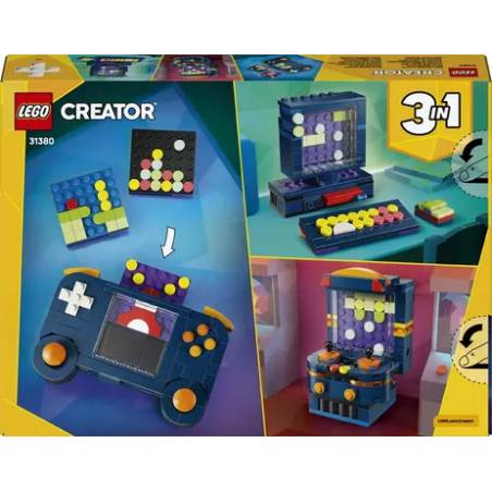 LEGO - CREATOR RETRO GAMING CONSOLE 3 EN 1 - 268 PIECES