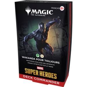 MTG : MARVEL SUPER HEROES DECK COMMANDER - WAKANDA POUR TOUJOURS FR