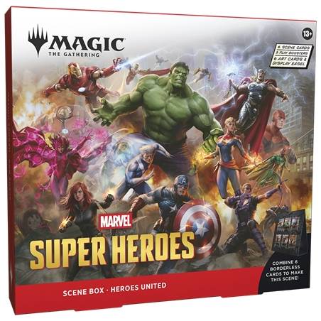 MTG : MARVEL SUPER HEROES SCENE BOX HEROES UNITED FR