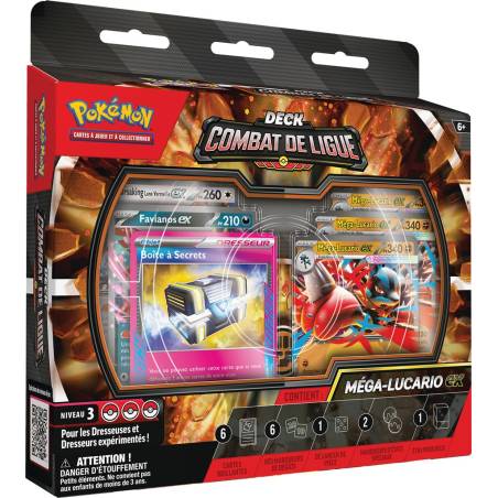 POKEMON : COFFRET COMBAT DE LIGUE DECK MEGA-LUCARIO EX