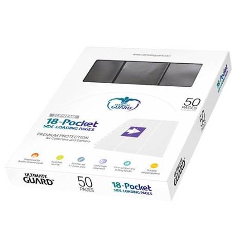 ULTIMATE GUARD PACK DE 50 FEUILLES PROTEGE CARTE