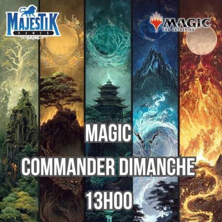 MAGIC : COMMANDER PARTY - DIMANCHE 13H00 