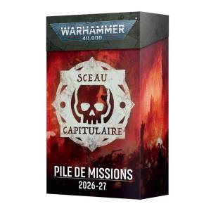 WARHAMMER 40K - SCEAU CAPITULAIRE : PILE DE MISSIONS FRANCAIS