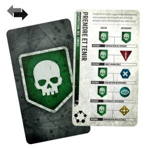 WARHAMMER 40K - SCEAU CAPITULAIRE : PILE DE MISSIONS FRANCAIS