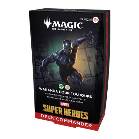 MTG : MARVEL SUPER HEROES DECK COMMANDER - WAKANDA POUR TOUJOURS FR