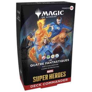 MTG : MARVEL SUPER HEROES DECK COMMANDER - LES QUATRES FANTASTIQUES FR
