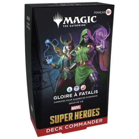 MTG : MARVEL SUPER HEROES DECK COMMANDER - GLOIRE À FATALIS FR