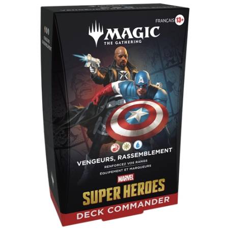MTG : MARVEL SUPER HEROES DECK COMMANDER - VENGEURS, RASSEMBLEMENT FR