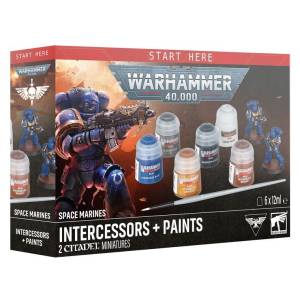 WARHAMMER 40K : INTERCESSORS + PAINTS