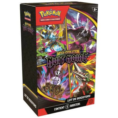 POKEMON ME05 - NUIT NOIRE BUNDLE 6 BOOSTERS 