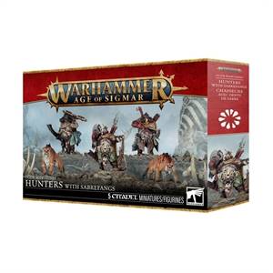WARHAMMER AGE OF SIGMAR : OGOR MAWTRIBES HUNTERS WITH SABREFANGS