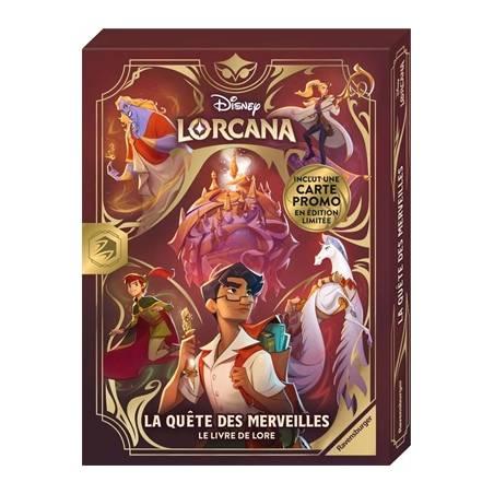 LORCANA - LA QUÊTE DES MERVEILLES : LE LIVRE DE LORE
