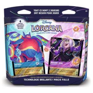 DISNEY LORCANA SET 14 : DECKS 2 JOUEURS - MAGIE VS SCIENCE