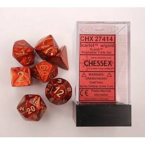 SET COMPLET SCARAB ROUGE ECARLATE/OR