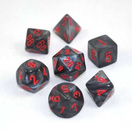 SET COMPLET VELVET NOIR/ROUGE