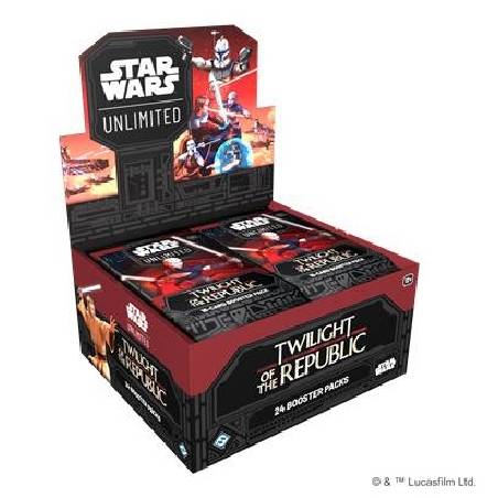 SW UNLIMITED DISPLAY ANGLAIS TWILIGHT OF THE REPUBLIC