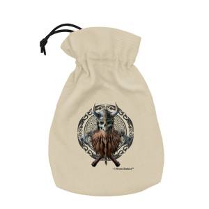 DICE POUCH ANNE STOCKES - VIKING SKULL