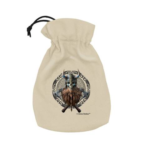 DICE POUCH ANNE STOCKES - VIKING SKULL
