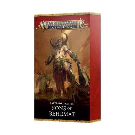 WARHAMMER AGE OF SIGMAR - CARTES DE CHARTES : SONS OF BEHEMAT