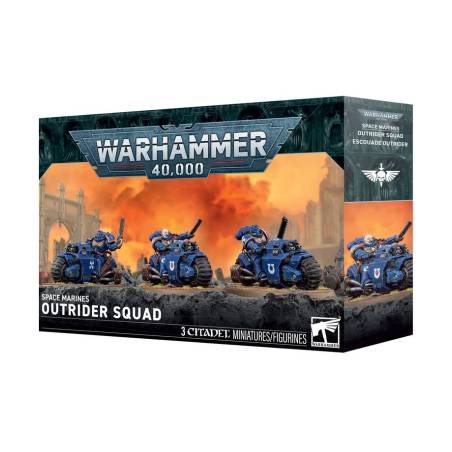 WARHAMMER 40K : SPACE MARINES - OUTRIDER SQUAD