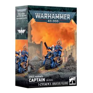 WARHAMMER 40K : SPACE MARINE - CAPTAIN ON BIKE 