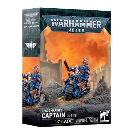 WARHAMMER 40K : SPACE MARINE - CAPTAIN ON BIKE 
