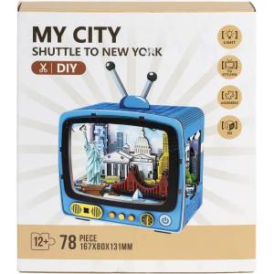 PUZZLE TV 3D BOIS - NEW YORK