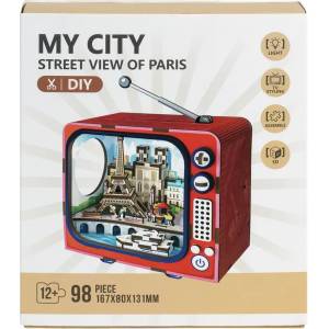 PUZZLE TV 3D BOIS - PARIS
