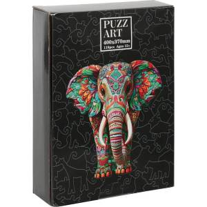 PUZZLE BOIS ART ANIMAL - ELEPHANT