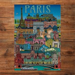 PUZZLE 500 PIECES - PARIS CITYSCAPE